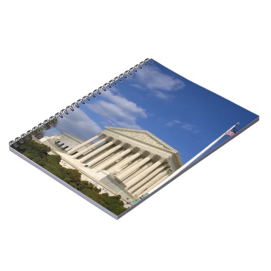 Het gebouw van het Amerikaanse Hooggerechtshof in Notitieboek (Linkerzijde)