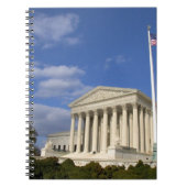 Het gebouw van het Amerikaanse Hooggerechtshof in Notitieboek (Voorkant)