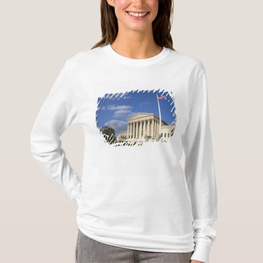 Het gebouw van het Amerikaanse Hooggerechtshof in T-shirt (Voorkant)
