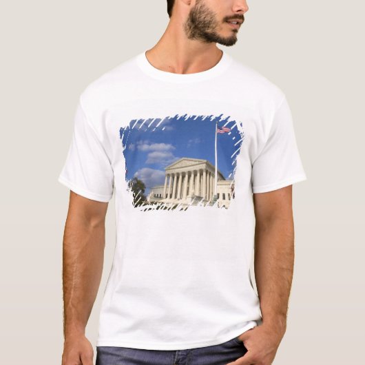 Het gebouw van het Amerikaanse Hooggerechtshof in T-shirt (Voorkant)