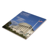 Het gebouw van het Amerikaanse Hooggerechtshof in Tegeltje (Zijkant)