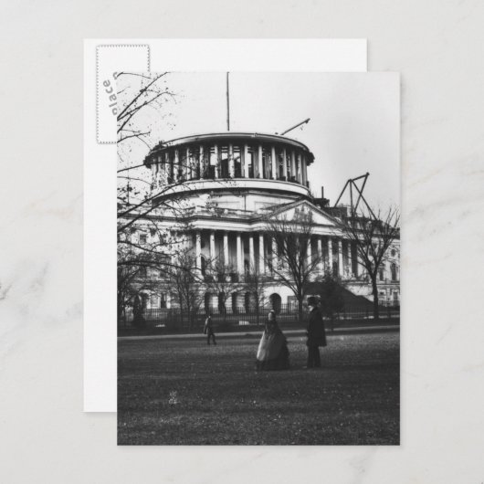 Het gebouw van het Capitool in Washington D.C. Briefkaart (Voorkant / Achterkant)