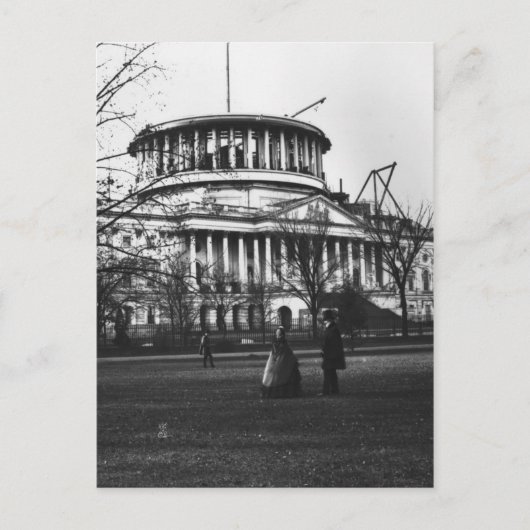 Het gebouw van het Capitool in Washington D.C. Briefkaart (Voorkant)