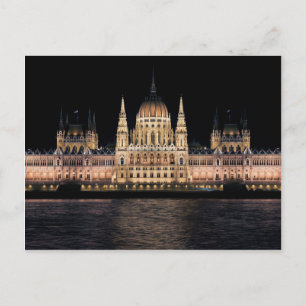 Het gebouw van het Hongaarse parlement, Boedapest Briefkaart