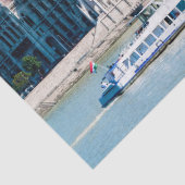 Het gebouw van het Hongaarse parlement in de stad  Tissuepapier (Detail)