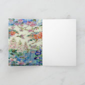 Het gebrandschilderd glasWOW van kolibries en van Kaart (Binnen)