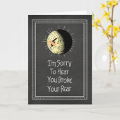 Het gebroken die Been van de Staart op Ijs is Kaart (Gele Bloem)