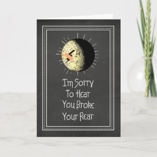 Het gebroken die Been van de Staart op Ijs is Kaart