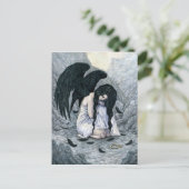 Het gebroken Halo Gevallen Briefkaart van de Engel (Staand voorkant)