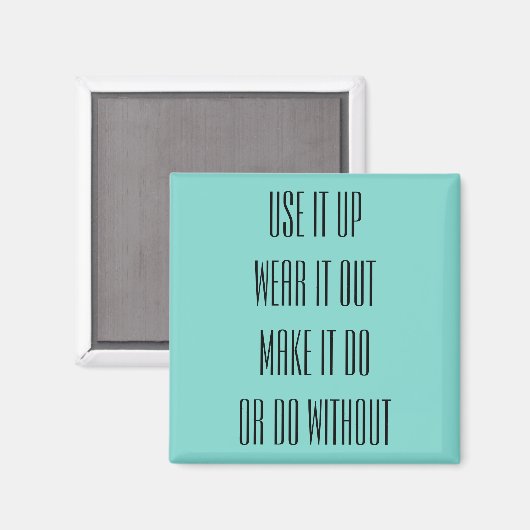 Het gebruik omhoog Draag uit Magneet (Voorkant / Achterkant)