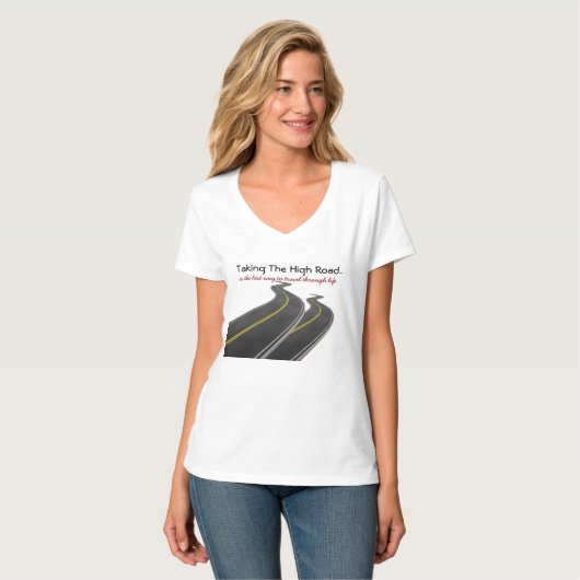 Het gebruik van de hogesnelweg is de beste manier  t-shirt (Voorkant volledig)