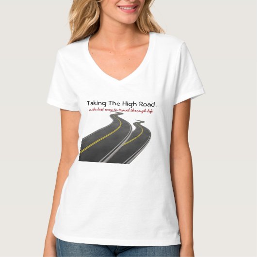 Het gebruik van de hogesnelweg is de beste manier  t-shirt (Voorkant)