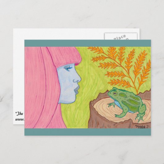 "Het gebruikelijke verhaal" van Daedelys Briefkaart (Voorkant / Achterkant)