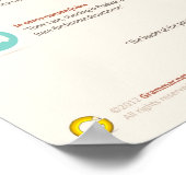 Het gebruiken van de Tense van het Cadeau om over  Poster (Hoek)