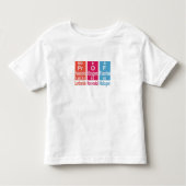 HET GEBRUIKEN VAN ELEMENTEN OP DE PERIODIEKE TABEL KINDER SHIRTS (Voorkant)
