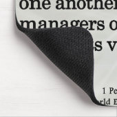 Het gebruiken van Gifts van God 1 Peter 4:10 Muismat (Hoek)