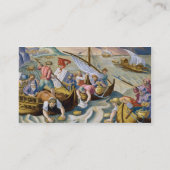 Het gebruiken van Sponges om nafta van het Oppervl Visitekaartje (Achterkant)