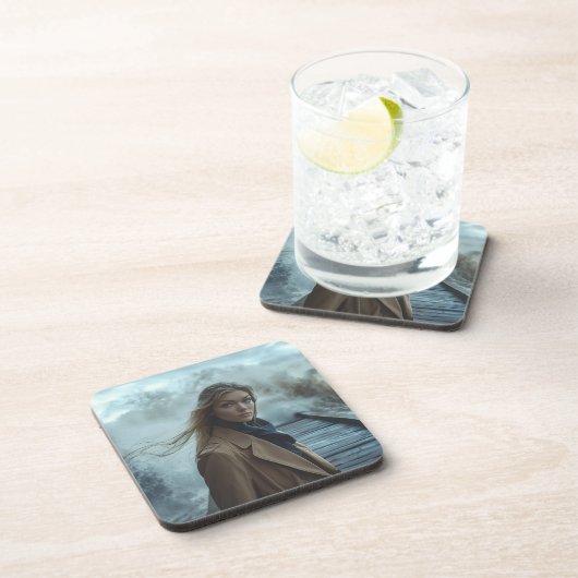 Het gebulder van het Zee Bier Onderzetter (Rechterzijde)