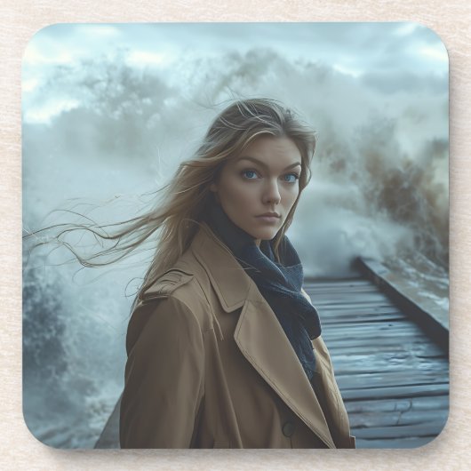 Het gebulder van het Zee Bier Onderzetter (Voorkant)