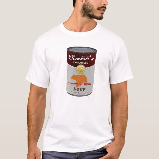 Het gecondenseerde Cream van Beer Soep van het gat T-shirt (Voorkant)