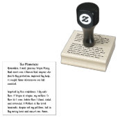 Het gedenkteken van de blote Maagd Mary Rubberstempel (Gestempeld)