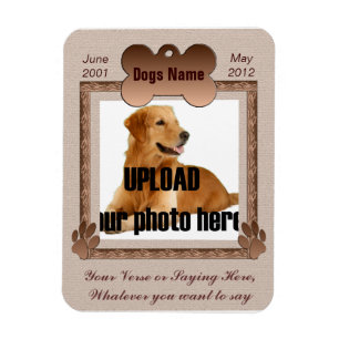 Het Gedenkteken van de hond - de Herdenkings Magneet
