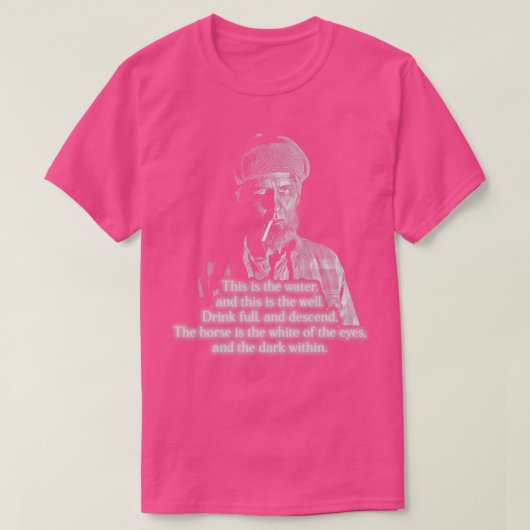 Het gedicht van de houthakker t-shirt (Design voorkant)