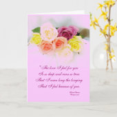 Het gedicht van de liefde door Portugese dichter Kaart (Gele Bloem)