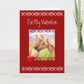 Het Gedicht van de Liefde van Valentijn van het Feestdagen Kaart (Voorkant)
