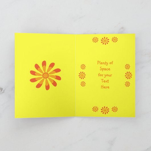 Het gedicht van de vriendschap & bloemenwenskaart kaart (Binnen)