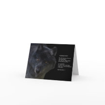 Het Gedicht van de WOLF van de WILDERNIS op een