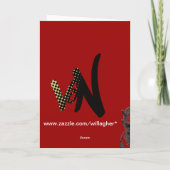 het gedicht van de zombievalentijn feestdagen kaart (Achterkant)