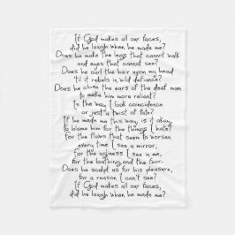 Het gedicht van Fern Fleece Deken