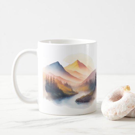 Het gedicht voor Natuur Koffiemok (Met donut)