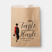 Het gedoe waard het gedoe afstudeerfeest Favor Bedankzakje (Voorkant)