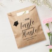 Het gedoe waard het gedoe afstudeerfeest Favor Bedankzakje (Gezegeld)