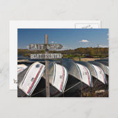 Het gedokte Briefkaart van Boten (Voorkant / Achterkant)