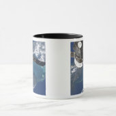 Het gedokte Voortgang 22 ruimtevaartuig Mok (Midden)