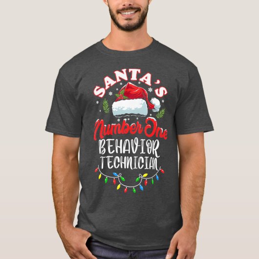 Het gedrag van het Tech-kerstcadeautje ABA RBT ged T-shirt (Voorkant)