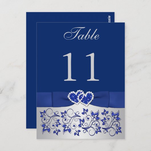 Het GEDRUKTE Briefkaart van het Aantal van de (Voorkant / Achterkant)