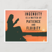 Het geduld van Ingenuity - Inspirerend Briefkaart (Voorkant)