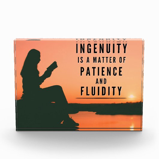 Het geduld van Ingenuity - Inspirerend Fotoblokken (Voorkant)