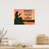 Het geduld van Ingenuity - Inspirerend Poster (Keuken)