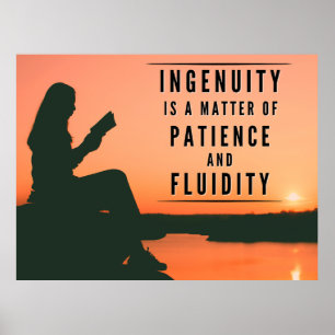 Het geduld van Ingenuity - Inspirerend Poster