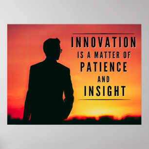 Het geduld van innovatie - Inspirerend Poster