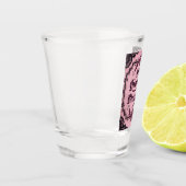 Het geeft… Black-out | Gothische roze shotglas Shot Glas (Links)