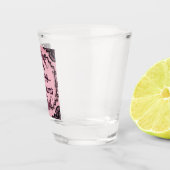Het geeft… Black-out | Gothische roze shotglas Shot Glas (Rechts)