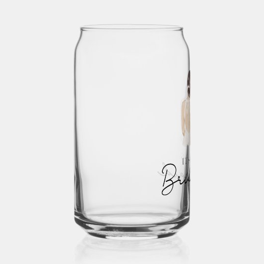 Het geeft bruidsmeisje Gift Bride Blikvorm Glas (Rechts)