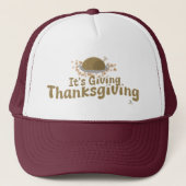 Het geeft Thanksgiving Turkije Day Trending Trucker Pet (Voorkant)