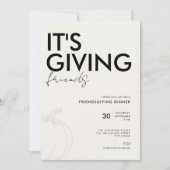 Het geeft vrienden - Elegant Eenvoudige Vriendenda Kaart (Voorkant)